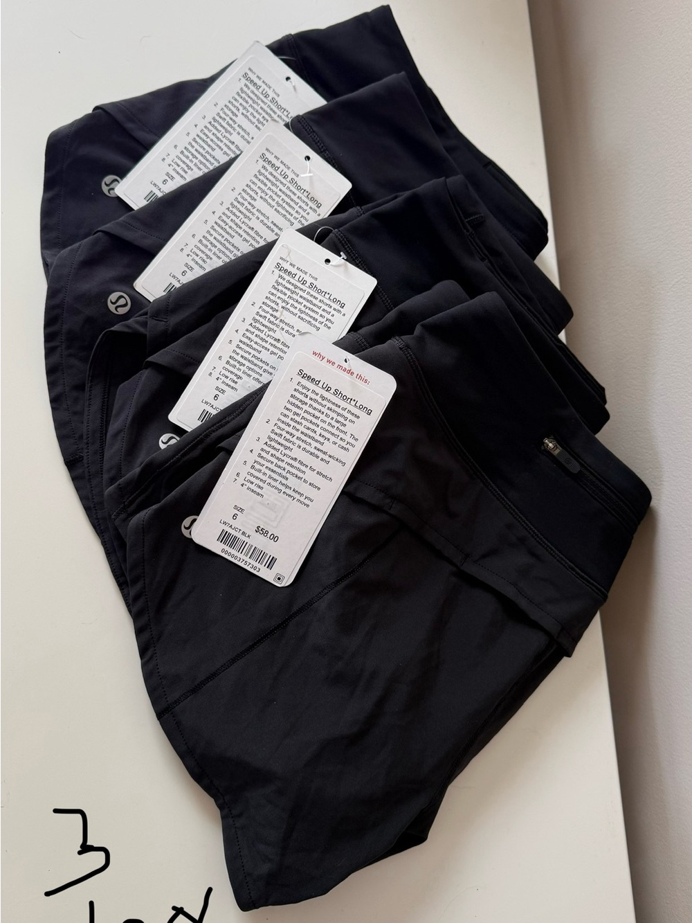 Lululemon speed up shorts LR 4” black